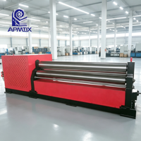 Machine à rouler les tôles en acier inoxydable à performance stable, machine à rouler les tôles en acier mécanique à 3 rouleaux