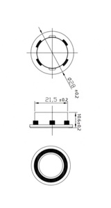 Mifosound <span class=keywords><strong>1</strong></span> Inch 28Mm Nhỏ Vòng Midbass Loa <span class=keywords><strong>4</strong></span> <span class=keywords><strong>Ohm</strong></span> 8 <span class=keywords><strong>Ohm</strong></span> 2W Thiết Bị Âm Thanh - Product Image 2