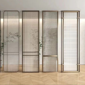 Alta qualità Custom oro e acciaio inox decorazione metallo divisori di Design moderno muro divisorio - Product Image 1