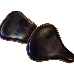 Asiento de Cuero Delantero y Trasero Marrón Compatible con Royal Enfield Classic 350cc 500cc - Product Image 1