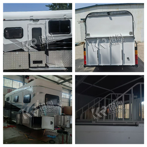 Portes de remorque de transport de charge à angle standard à deux chevaux flotteurs arrière à <span class=keywords><strong>vendre</strong></span> Canada Standard Horse Trailer - Product Image 5