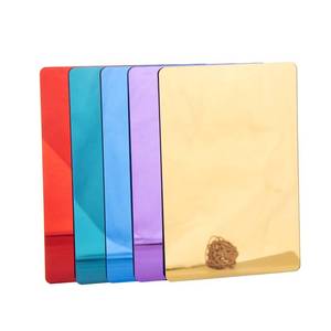 Feuille acrylique miroir dorée, argentée, or rose, brillante, <span class=keywords><strong>couleur</strong></span> vive, découpée au laser, épaisseur 0,8 mm, 1 mm, dimensions 1,22 x 2,44 m, 1 x 2 m - Product Image 6