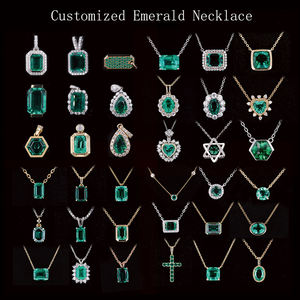 Esmeralda Colombiana Hidrotermal, Corte Redondo, Verde, Piedra de Joyería, Esmeralda Colombiana de Laboratorio - Product Image 4