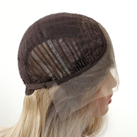 Perruque Bob 13x4 en fibre japonaise, lisse, brun clair, résistante à la chaleur, avec bonnet ajustable, pour femmes européennes et américaines, prix abordable