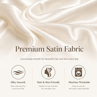Taie d'oreiller personnalisée 100 % soie tissée avec 2 chouchous en satin – Douce et respectueuse de la peau, écologique, OEM/ODM disponible
