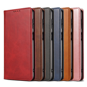 Étui professionnel en cuir PU grain de veau avec support magnétique pour Samsung Galaxy S26 S25 S24 S23 S22 S21 Ultra <span class=keywords><strong>Note</strong></span> 20 10 - Product Image 6