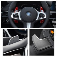 Manette de vitesse à palettes en Fiber de carbone T-carbon pour BWM G20 Toyota A90 Supra palettes de changement de volant magnétique accessoires de voiture