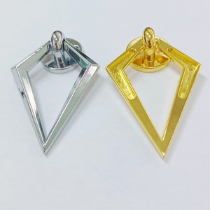 Gold Geometric Furniture <b>Handle</b> Zinc Alloy 59x90mm Contemporary Design For Sofas Chairs <b>Drawers</b> - Product Image 3