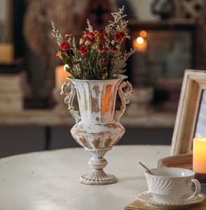 Деревянная железная ваза для цветов - Product Image 5