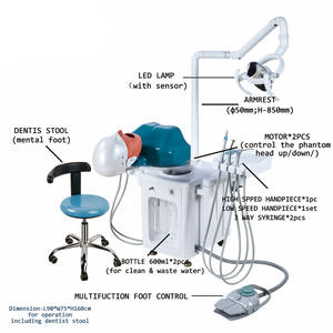 Equipo de práctica de odontología, equipo para mejorar las habilidades de operación de dentista, equipo de examen de dentista - Product Image 2