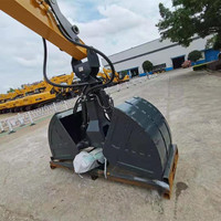 Mini Excavator Hydraulic Clamshell Grab Bucket untuk Pekerjaan Penggalian