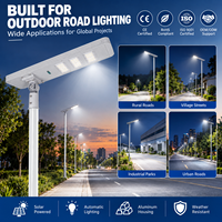 Lampadaire solaire tout-en-un Xiuben Professional pour les projets d'éclairage des routes municipales, des autoroutes rurales et des espaces publics