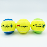 Balles de tennis personnalisées de qualité supérieure pour l'entraînement sportif, balles d'entraînement légères et bon marché de l'usine