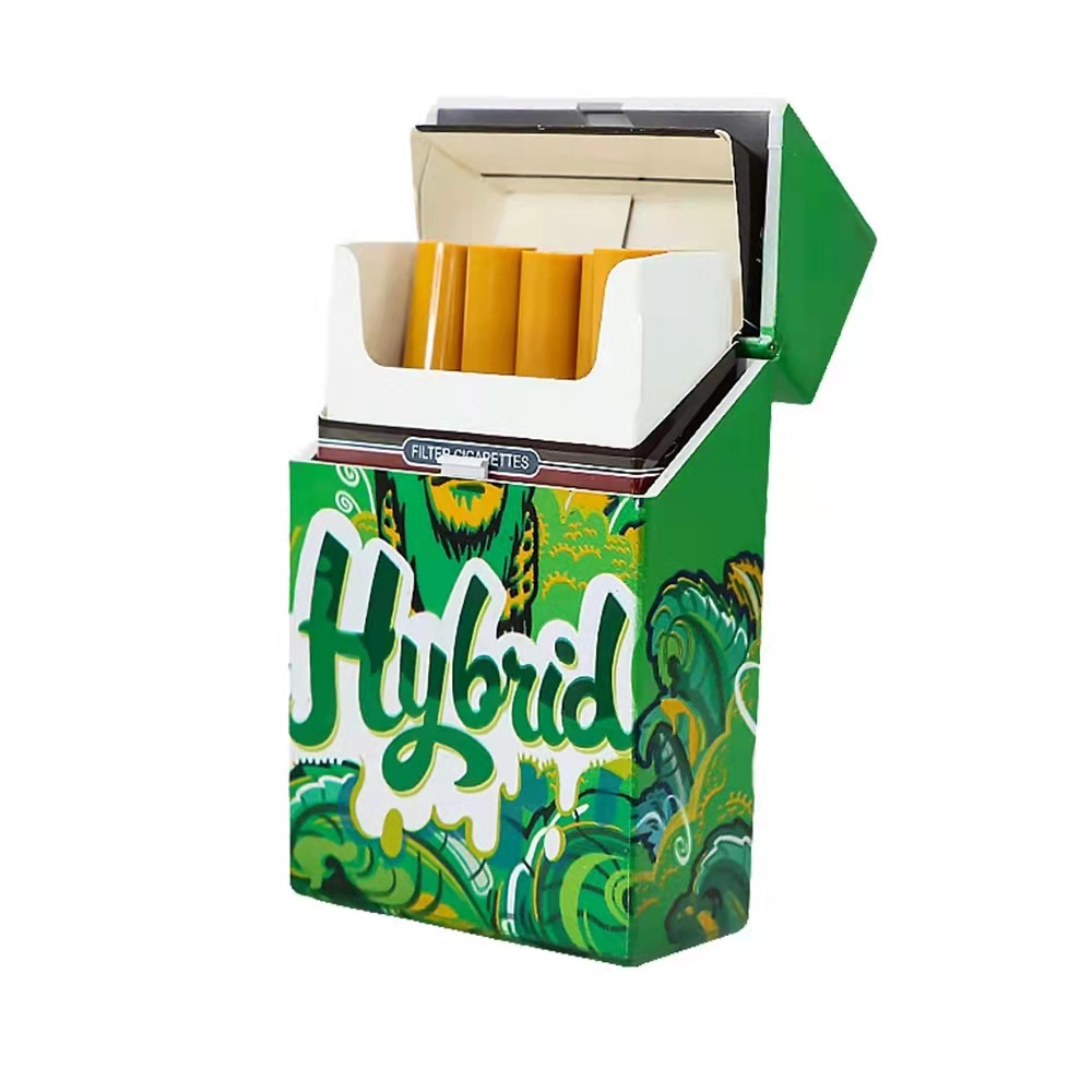 Hot Selling Printing Cigarette Case Smoking Accessories New Design Portable Plastic Printing Carton Indica Cigarette Box