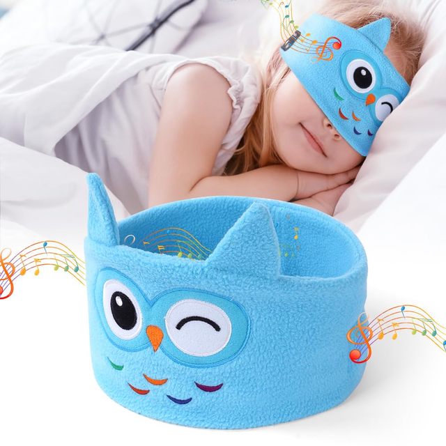 Kids Wireless Headphones with Cut Hair Band Stereo Speakers & Microphone-Sports & Travel Use JL Chipset