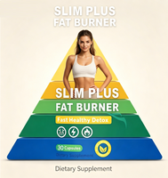 Capsules brûle-graisses Slim Plus, soutien naturel à la détoxification et à la gestion du poids, complément alimentaire pour adultes
