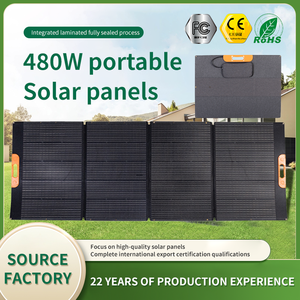 <b>Solar</b> Foldable 480W Foldable <b>Solar</b> Energy for <b>Solar</b> <b>Generator</b> Portable Power Station - Product Image 2