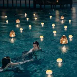Velas LED sin Llama, Luz Nocturna Romántica, Decoración Flotante para Piscina, para Bodas y Fiestas - Product Image 5