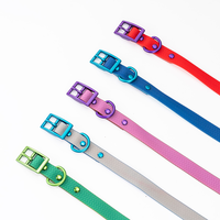 Colliers pour chiens NOVIPET en PVC personnalisés avec logo, imperméables, couleur distinctive et boucle métallique, réglables et durables
