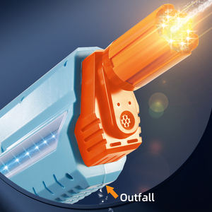 DWI Dowellin مسدس ماء كهربائي جديد أضواء إطلاق النار بالشفط التلقائي مسدس لعبة مسدس أوتوماتيكي للأطفال - Product Image 4