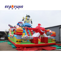 Aire de jeux gonflable pour enfants, château plein d'entrain, grand équipement d'amusement gonflable pour enfants