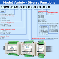 Modul Input Analog Unipolar Industri Akurasi 0,1% FS CAN Bus Modbus RTU Input 0-60V/20mA Akuisisi Data IoT Cerdas 32-bit