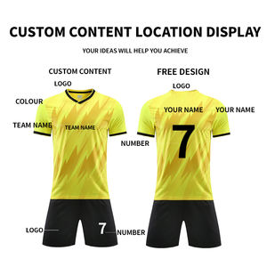 ชุดฝึกฟุตบอลของผู้ชายชุดเสื้อเจอร์ซี่ทีมพิมพ์ลายสำหรับผู้ใหญ่เหมาะกับการปรับแต่งกีฬา - Product Image 3