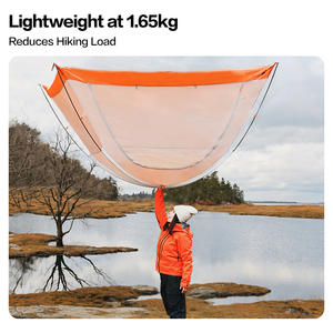 Tente de randonnée légère et imperméable UL1 30D Plus pour une personne, idéale pour la randonnée estivale en plein air et le camping, transport facile NX2 - Product Image 3