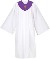 En gros : Tenues de prêtre, Robes de chœur brodées avec étole pour performance, Robes d'église