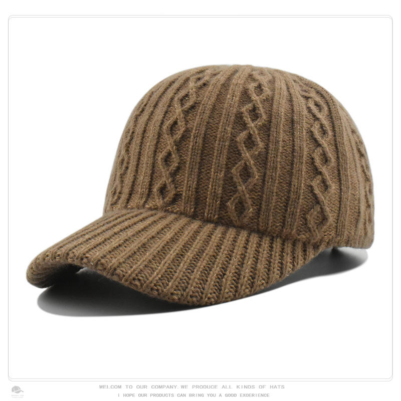 Khaki knitted hat