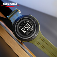 Jam Tangan Digital Olahraga Pria SKMEI 2708 untuk Hiking Outdoor, Tali TPU, Stopwatch, Layar Bercahaya, Tanggal, Tahan Air 50M, Jam Elektronik