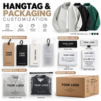 Veste bomber unisexe personnalisée en gros avec logo, fermeture éclair intégrale, col côtelé, 4 couleurs, OEM ODM