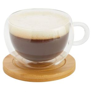 ชุดของขวัญขึ้นบ้านใหม่ ชุดจานรองแก้วไม้ไผ่ 6 ชิ้น พร้อมที่วาง - Product Image 2