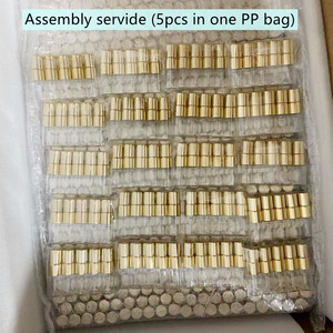 Chai nước hoa mẫu mini có thể nạp lại HeLun Packaging <span class=keywords><strong>2ml</strong></span> 3ml hình tròn, rỗng, với nắp xịt bằng nhôm màu vàng, bạc, đen - Product Image 5