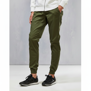Customised <b>Men's</b> 100% Cotton Fleece Eco-Friendly Fitness <b>Yoga</b> Joggers High Quality Long <b>Pant</b> Embroidered Zipper OEM Service - Product Image 1