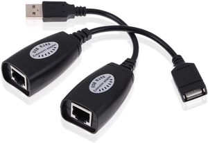 Câble d'extension <span class=keywords><strong>USB</strong></span> 2.0 vers RJ45 en plastique, longueur 50 m (150 pi) pour téléphone portable et ordinateur - Product Image 2
