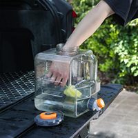 Conteneur d'eau de camping en plastique écologique BEIDOU BD-W006, réservoir anti-fuite 9L/12L/16L pour les situations d'urgence, la randonnée en plein air, les pique-niques