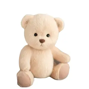 Low Moq Custom Ivory Plush Animal Toy Stuffed Teddy Bear For Wholesale