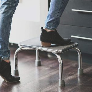 Fournitures de soins de santé tabouret de <span class=keywords><strong>pied</strong></span> en métal robuste <span class=keywords><strong>pour</strong></span> lits hauts tabouret de <span class=keywords><strong>pied</strong></span> Portable <span class=keywords><strong>pour</strong></span> personnes âgées - Product Image 5