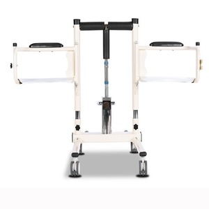 Machine de transfert hydraulique pour patients alités, version améliorée en acier inoxydable épaissi avec levage à commande au pied - Product Image 1