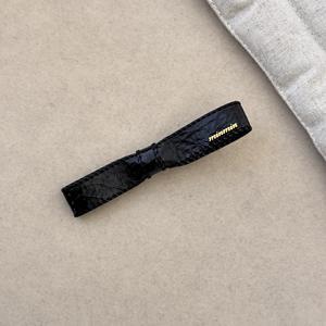 إكسسوار شعر نسائي فاخر أنيق ، دبوس شعر بفيونكة بحروف جلدية راقية ، دبوس شعر بنمط حلو ، مشبك جانبي للحفلات - Product Image 6