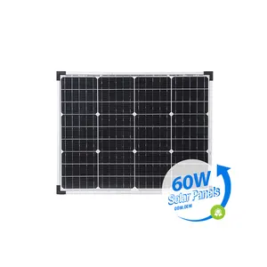 Aanpasbare Grootte 60W Mono Panel Solar Ip67 Voor Industriële