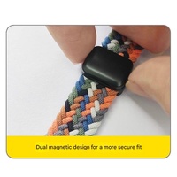 Bracelet de remplacement en nylon élastique avec boucle magnétique pour Mi Band 10 NFC/10/9 NFC/9/8/8 NFC