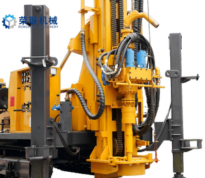 Perforazione Efficiente fino a 400m. Le piattaforme cingolate sono eccellenti per pozzi d'acqua e attività minerarie. Idraulica Avanzata Garantisce le Prestazioni. - Product Image 4