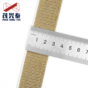 Banda retráctil para falda, brillo dorado o plateado brillante, accesorios de costura, correas elásticas clásicas de color nailon - Product Image 6