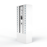 Casier de gestion d'appareils TEC à 24 baies avec accès RFID/HID, surveillance à distance et prise secteur AC avec charge Type-C PD65W