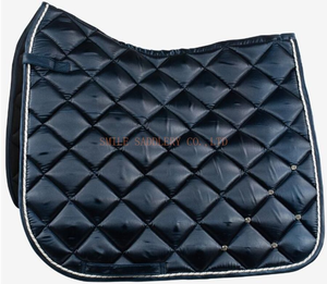 Selle de dressage équestre anglaise, coussin de selle complet, rembourré avec doublure en coton et rembourrage en polyester, personnalisé - Product Image 1