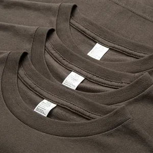 Atacado impressão personalizada impressão algodão liso em branco camisa T-shirt de alta qualidade oversized mens t shirt para homens mulheres unisex