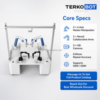 Plateforme d'entraînement robotique à double bras X-Trainer, robot collaboratif de téléopération, manipulateur robotique pour la recherche en IA avec 3 caméras de vision