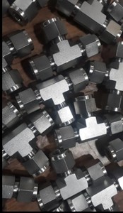 Đôi ferrule nén phụ kiện 1/16 "~ 1" Thép không gỉ 316 swagelok Ống phù hợp bằng TEE phù hợp Công Đoàn Tee - Product Image 2
